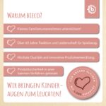 Bieco Kuscheltier Reh Ella mit Rassel | Baby Kuscheltier ab 0 Monate Stofftier Baby Plüschtier Rer – Bild 2